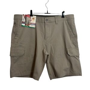 Copper & Oak Supply Co. 38 Inch Waist 10 Inch Inseam Tan Color Mens Cargo Short